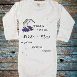 New! Twinkle Twinkle Pajama Gown